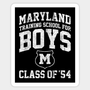 Maryland Training School For Boys Class of 54 (Cry-Baby) Sticker